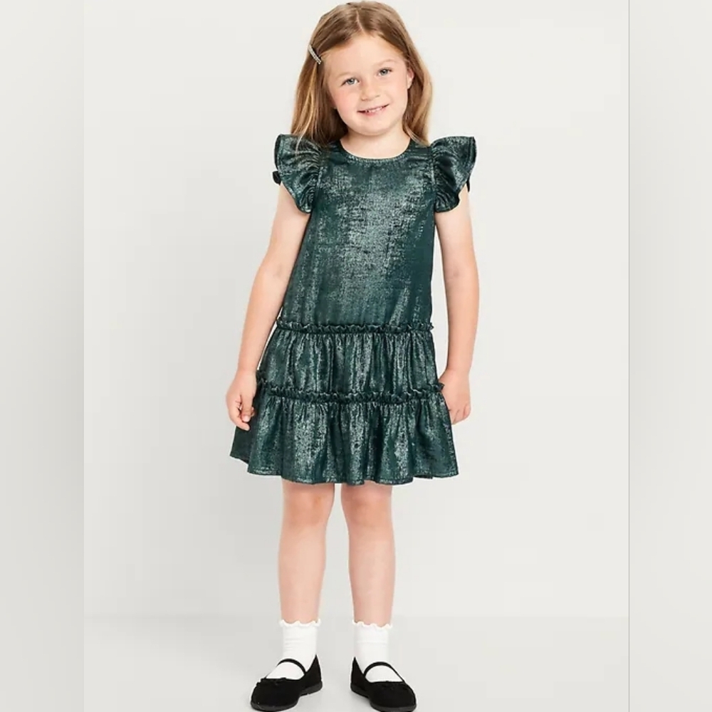 Like New Girls Size 5 Emerald Green Dress